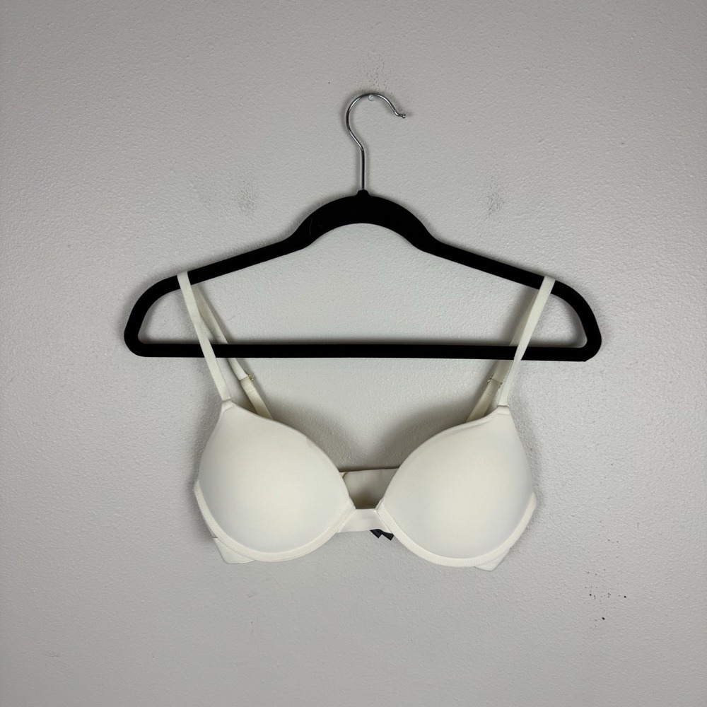 Pepper Ultimate Contour T-Shirt Bra Womens 36A Cream Underwire Small Bust